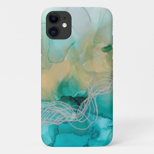 Capa Para iPhone 11 Metálicos entrelaçados (Verso)