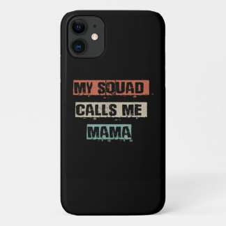 Capa Para iPhone 11 Meu Esquadrão Me Chama De Mamãe Engraçado, Gym Mãe