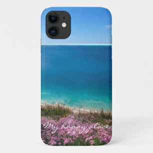 Capa Para iPhone 11 Meu lugar feliz Linda cena de praia Cornelis