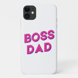 CAPA PARA iPhone 11 MEU PAI É MEU CHEFE, EU AMO VOCÊ PAI