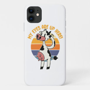Capa Para iPhone 11 Meus Olhos estão Aqui! - Gráfico Engraçado de Úber