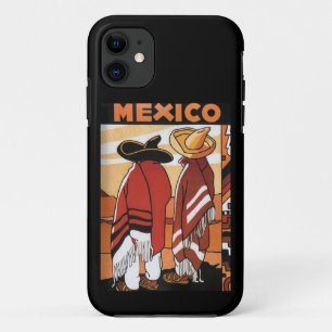 Capa Para iPhone 11 México ~ Poster de viagens Mexicanos Zarapes