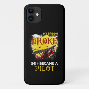 Capa Para iPhone 11 Minha Broom Quebrou Então Eu Tornei-Me Um Presente