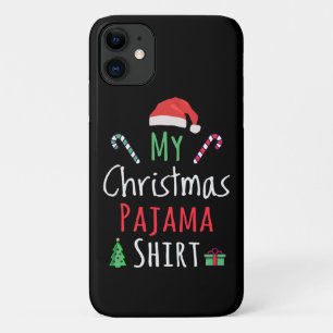 Capa Para iPhone 11 Minha Camisa de Natal do Pajama
