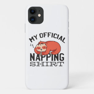 Capa Para iPhone 11 Minha camisa oficial de dormir - Preguiçoso Sloth