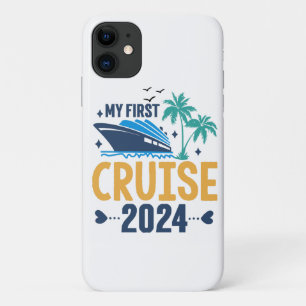 Capa Para iPhone 11 Minha Primeira Viagem de Cruzeiro 2024