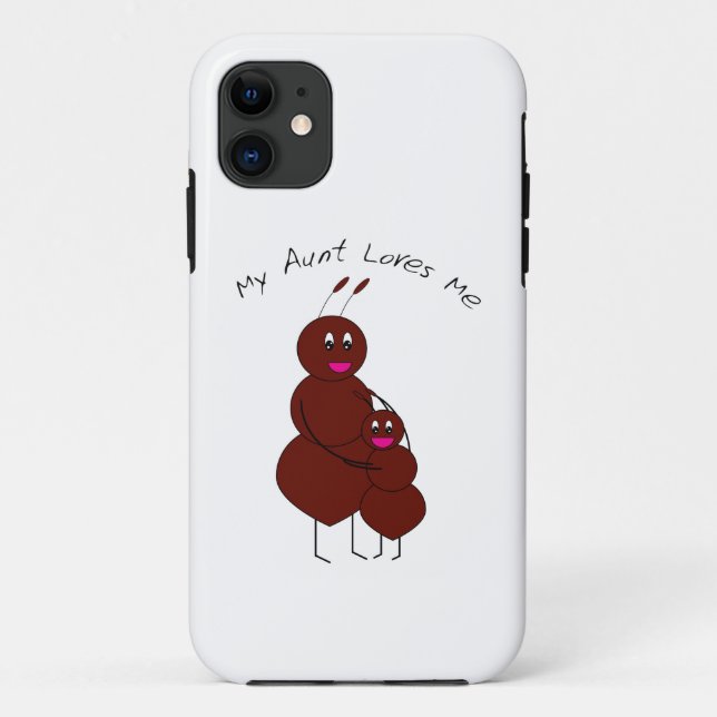 Capa Para iPhone 11 Minha Tia Me Ama Caso Mate (Verso)