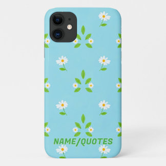 Capa Para iPhone 11 Minimalist Spring Floral Pattern