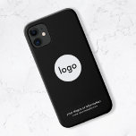 Capa Para iPhone 11 Mínimo Simples de Empresa de Logotipos<br><div class="desc">Capas de iphone personalizada da empresa do logotipo comercial. Modelo simples de logotipo da empresa personalizada.</div>