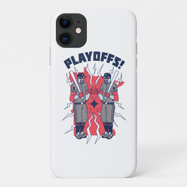Capa Para iPhone 11 Minnesota Playoff Baseball (Verso)