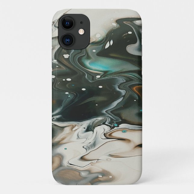 Capa Para iPhone 11 Minúsculo e brilhante moderno, Mate Mal Lá (Verso)