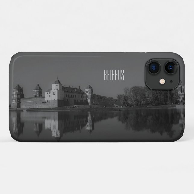 Capa Para iPhone 11 Mir Castle Belarus Architecture iPhone 11 Case (Verso (horizontal))