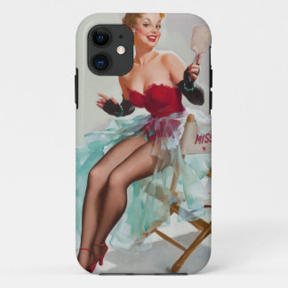 Capa Para iPhone 11 Miss Sylvania Garota Pin-Up