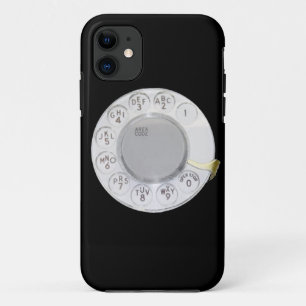 Capa Para iPhone 11 Móbil engraçado retro do telefone da velha escol