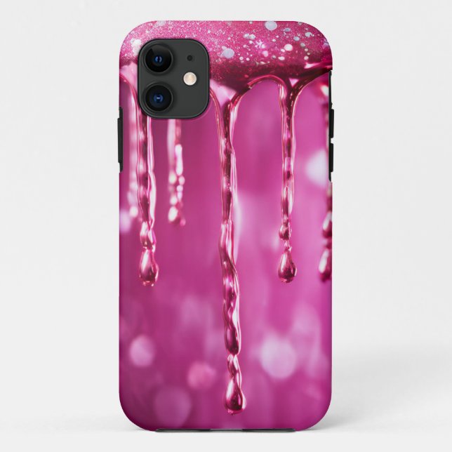 Capa Para iPhone 11 Moda Elegante Chic Rosa (Verso)