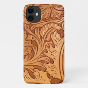 Capa Para iPhone 11 Moda russa de caubói marrom