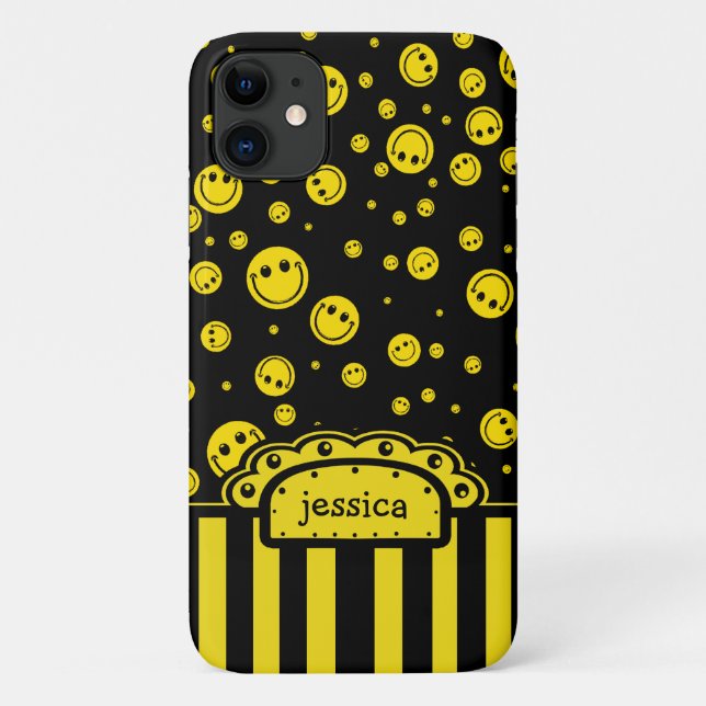 Capa Para iPhone 11 Modelo conhecido de PolkaDot (Verso)