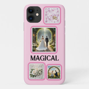 Capa Para iPhone 11 Modelo de Casamento Magical Quatro Imagens,