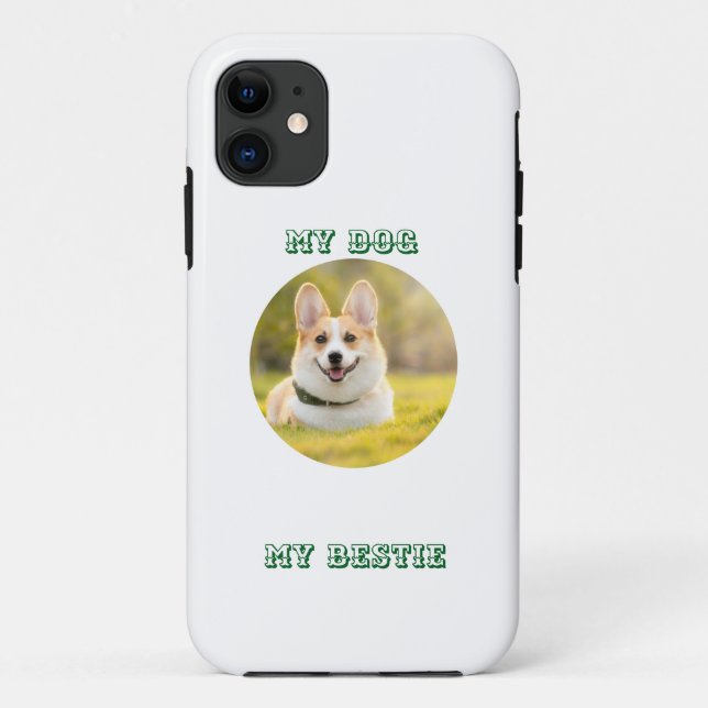 Capa Para iPhone 11 Modelo de Fotografia Personalizado para Meu Cachor (Verso)