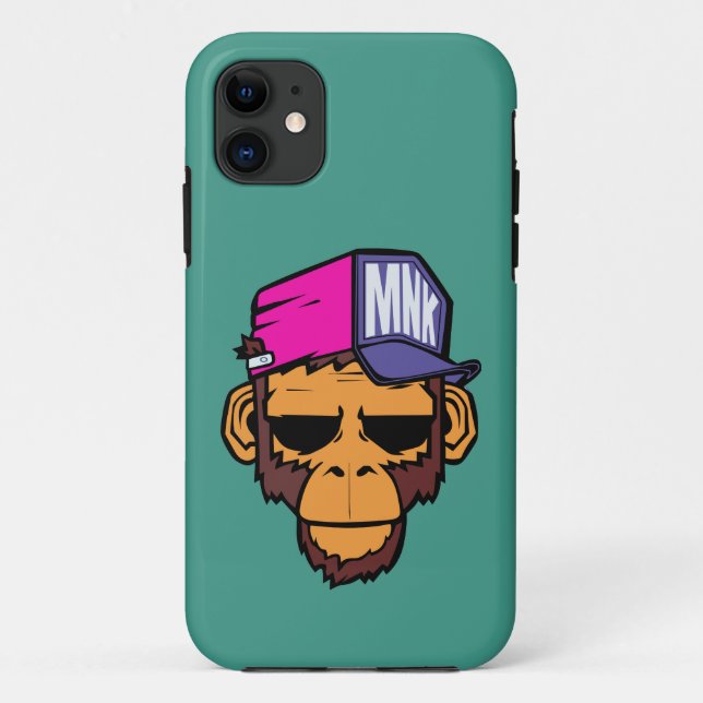 Capa Para iPhone 11 Modern Urban Monkey (Verso)