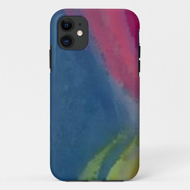 Capa Para iPhone 11 Modern waves_ oils marble pattern-iphone5 (Verso)