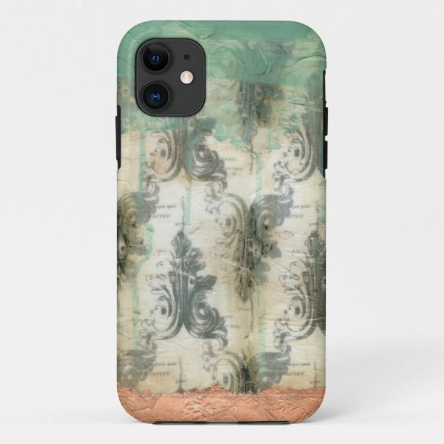 Capa Para iPhone 11 Moderno Fleur De Lis Design (Verso)
