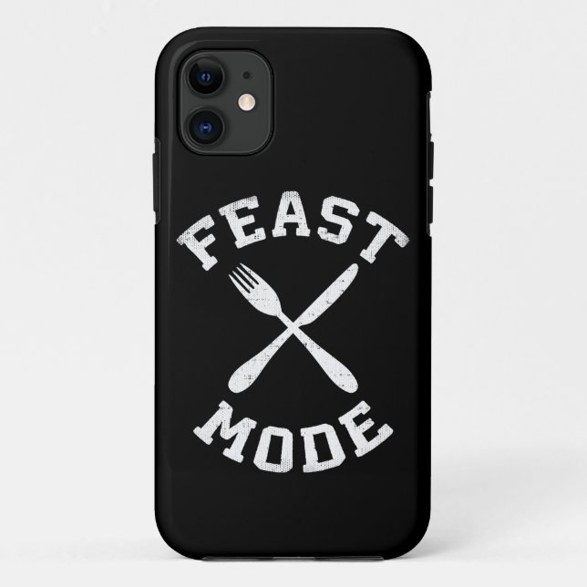 Capa Para iPhone 11 Modo de banquete - Bulking - Comer, Fome - Novidad (Verso)