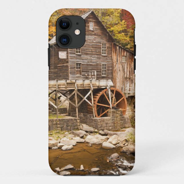 Capa Para iPhone 11 Moinho de Glade Creek, Parque Estadual Babcock, 2 (Verso)