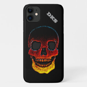 Capa Para iPhone 11 Molten Lava Monogrammed, caso iPhone 11