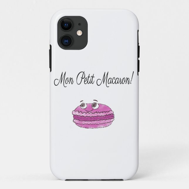Capa Para iPhone 11 Mon Petit Macaron (Verso)