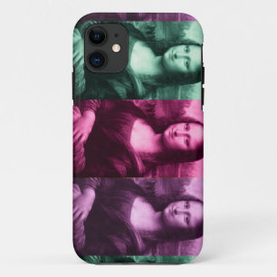Capa Para iPhone 11 Mona Lisa Green Pink Purple