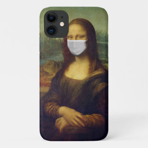 Capa Para iPhone 11 Mona Lisa mascarada