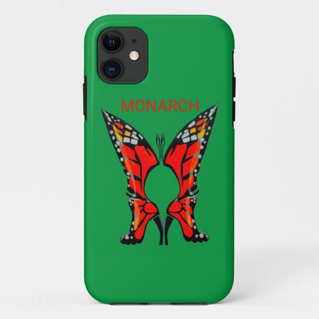 CAPA PARA iPhone 11 MONARCH BUTTERFLY BOOT DESIGN (Verso)