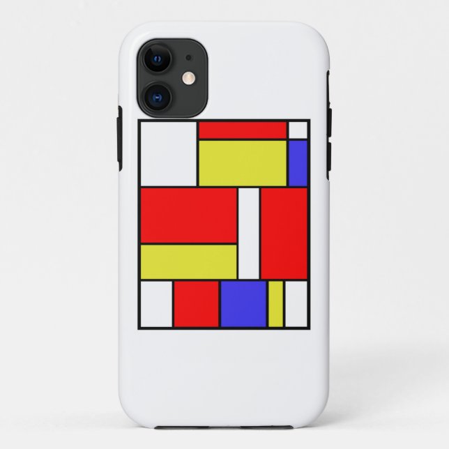 Capa Para iPhone 11 Mondrian #57 (Verso)