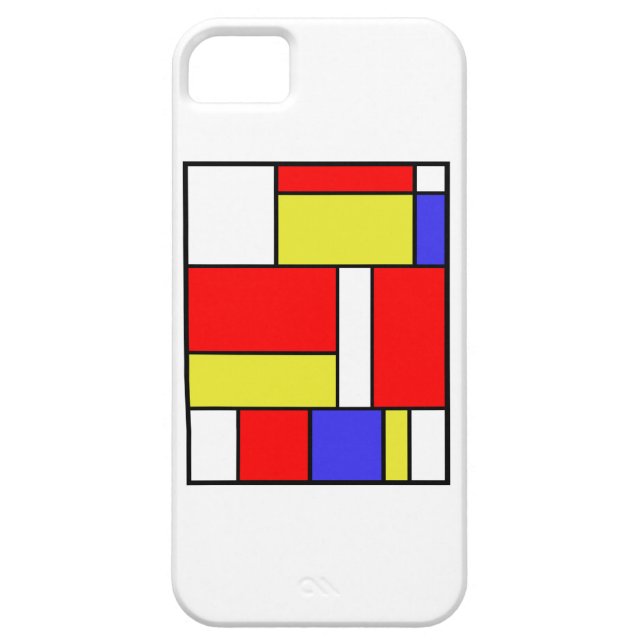 Capa Para iPhone 11 Mondrian #57 (Traseira)