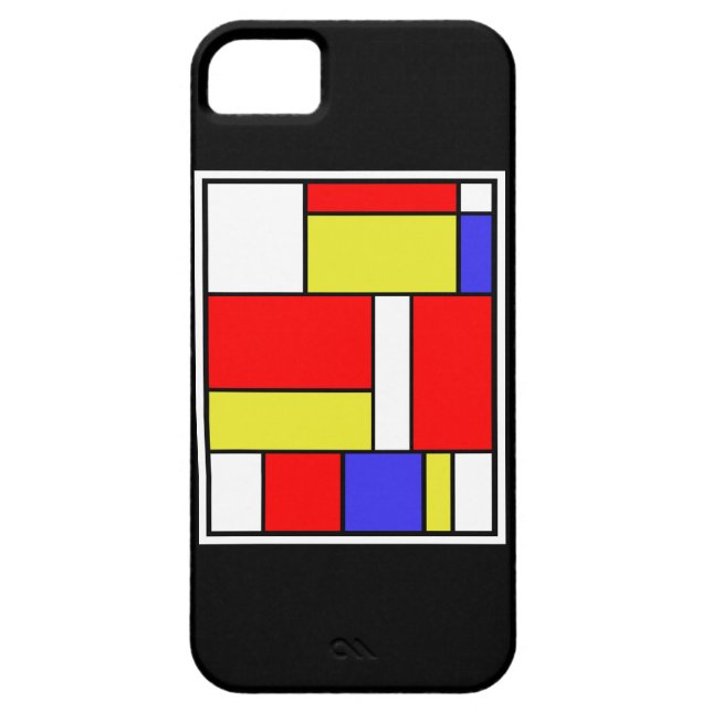 Capa Para iPhone 11 Mondrian #57 (Traseira)