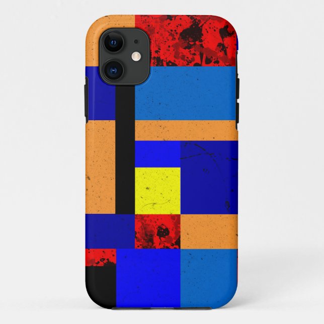 Capa Para iPhone 11 Mondrian #6 (Verso)