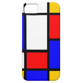 Capa Para iPhone 11 Mondrian clássico