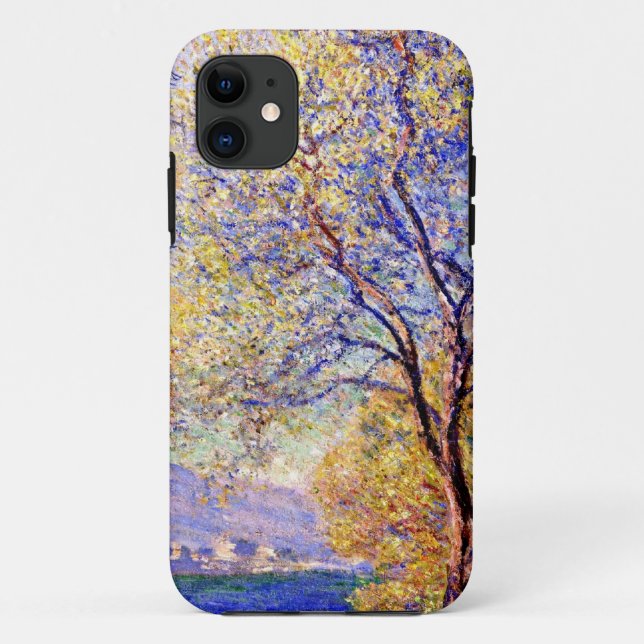 Capa Para iPhone 11 Monet: Antibes vistos dos Jardins Salis (Verso)