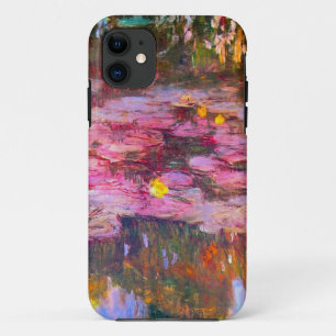 Capa Para iPhone 11 Monet Purple Water Lily iPhone 5 Case