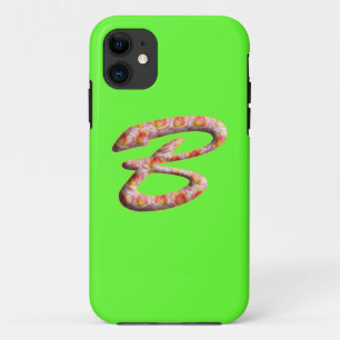 Capa Para iPhone 11 Monograma B em Rosa Padrão Iphone 5 Caso