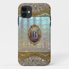 Capa Para iPhone 11 Monograma Barroco Veraspeece