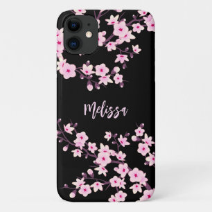 Capa Para iPhone 11 Monograma bonito Floral de Flores, Flor, Flor, Cor