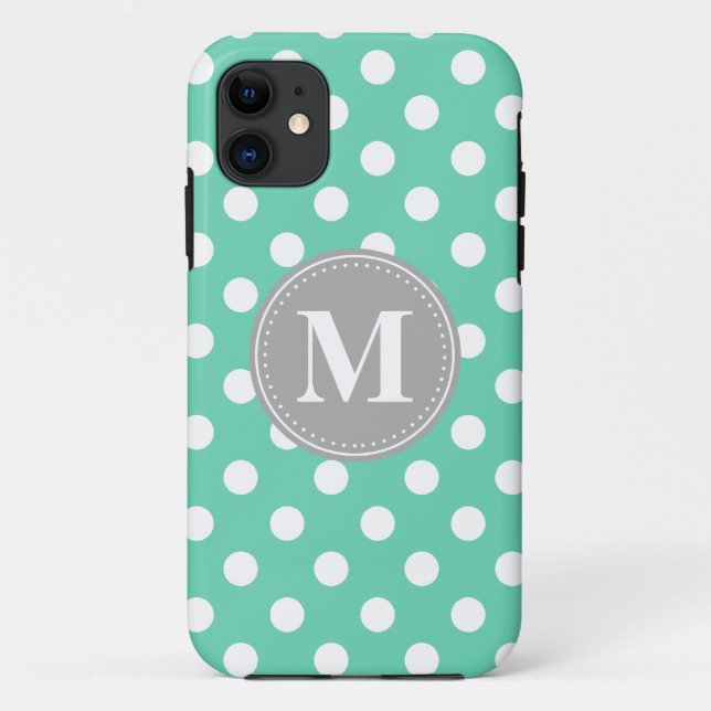 Capa Para iPhone 11 Monograma de Cinzas de Casa Branca (Verso)
