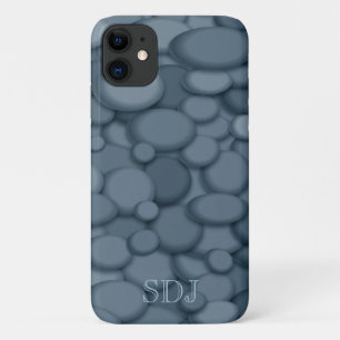 Capa Para iPhone 11 Monograma de Rock Blue River