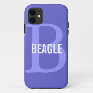 Capa Para iPhone 11 Monograma do lebreiro