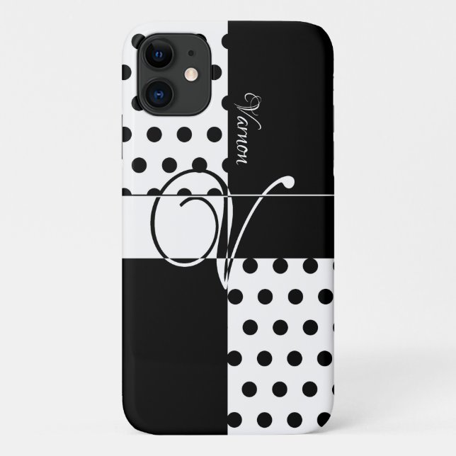 Capa Para iPhone 11 Monograma V (Verso)