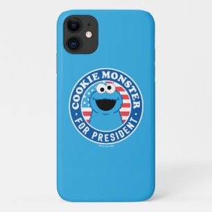 Capa Para iPhone 11 Monstro dos Biscoitos para Presidente
