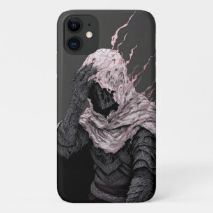 Capa Para iPhone 11 monstro preto branco forte