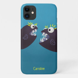 Capa Para iPhone 11 Monstros Engraçados